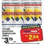 Fort Atacadista Antarctica - cerveja original lata oferta