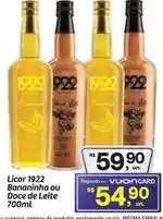 Fort Atacadista Licor bananinha ou doce de leite oferta