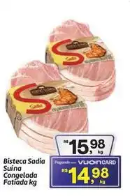 Fort Atacadista Sadia - bisteca suína congelada oferta
