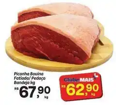 Fort Atacadista Bovina - picanha bovina fatiada/ pedaco bandeja oferta