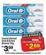 Fort Atacadista Oral-b - creme dental extra branco oferta