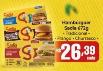 Hambúrguer Sadia