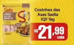 Supermercados Pague Menos Coxinhas das asas sadia oferta