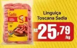 Supermercados Pague Menos Linguica Toscana Sadia oferta