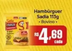 Supermercados Pague Menos Hambúrguer Sadia 113g oferta
