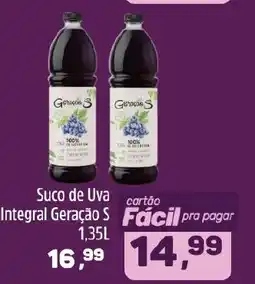 Arena Atacado Suco de Uva Integral Geração S oferta