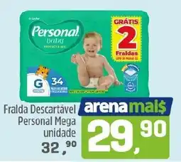 Arena Atacado Fralda descartável personal mega oferta