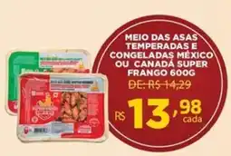 Bahamas Mix meio das asas temperadas e congeladas méxico ou canadá super frango oferta