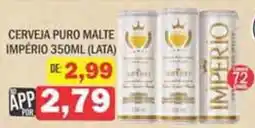 Supermercados Mendonça Cerveja puro malte imperio oferta