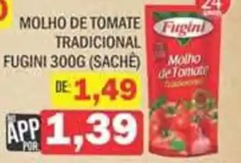 Supermercados Mendonça Molho de tomate tradicional fugini oferta