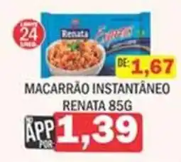 Supermercados Mendonça Macarrão instantâneo renata oferta