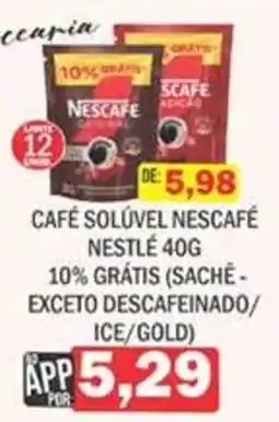 Supermercados Mendonça Café solúvel nescafé oferta