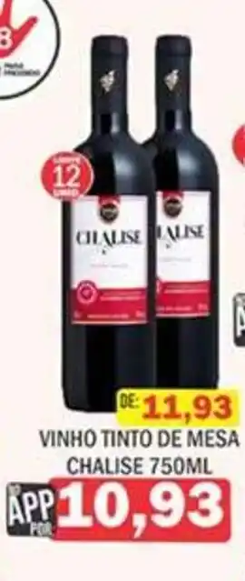 Supermercados Mendonça Vinho tinto de mesa chalise oferta