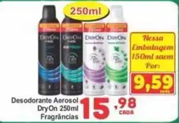 Rede Super Compras Desodorante Aerosol DryOn oferta