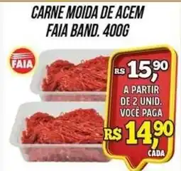 Zattão Supermercado Carne moída de acem faia band oferta