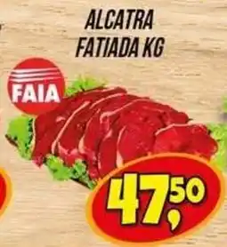 Zattão Supermercado alcatra fatiada kg oferta
