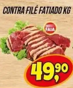 Zattão Supermercado contra filé fatiado kg oferta