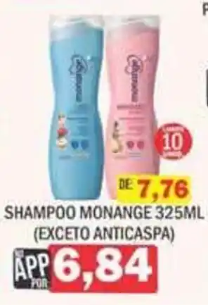 Supermercados Mendonça Shampoo monange oferta
