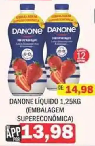 Supermercados Mendonça Danone líquido oferta