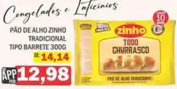 Supermercados Mendonça Pão de alho zinho tipo barrete oferta