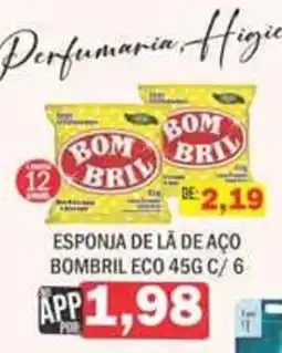 Supermercados Mendonça esponja de lã de aço bombril eco oferta