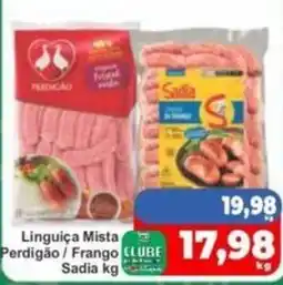 Rede Super Compras Linguiça Mista Perdigão / Frango Sadia oferta