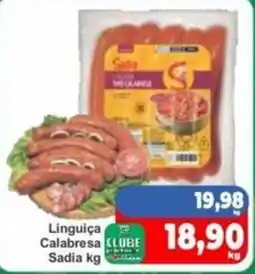 Rede Super Compras Linguiça Calabresa Sadia oferta