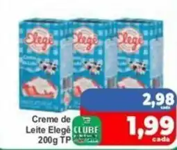 Rede Super Compras Creme de Leite Elegê oferta
