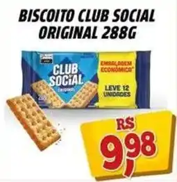 Zattão Supermercado Biscoito club social original oferta