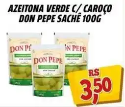 Zattão Supermercado azeitona verde c/ caroço don pepe oferta