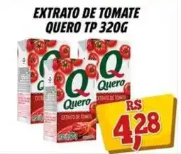 Zattão Supermercado extrato de tomate quero tp 320g oferta