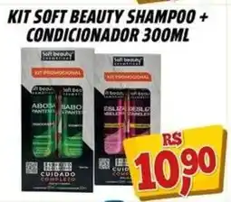 Zattão Supermercado kit soft beauty shampoo + condicionador oferta