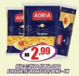 Violeta Supermercados macarrão/adria oferta