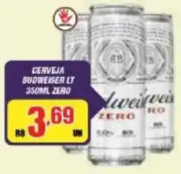 Violeta Supermercados Cerveja budweiser lt zero oferta