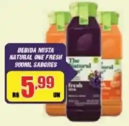 Violeta Supermercados bebida mista natural one fresh oferta