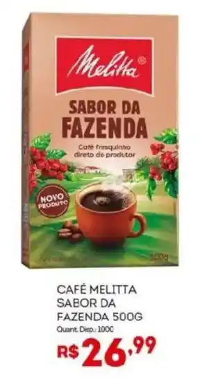 Café melitta sabor da fazenda