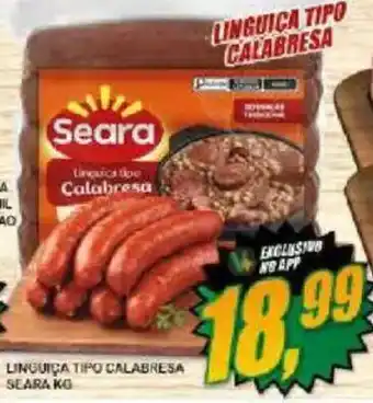 Vianense Supermercados Linguiça tipo calabresa oferta
