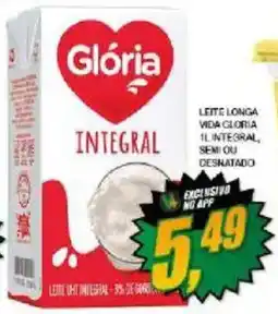 Vianense Supermercados Leite longa vida gloria integral oferta
