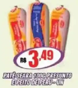 Violeta Supermercados Paté seara presunto e peito de peru - un oferta