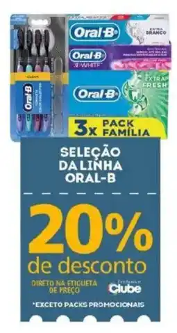 Bistek Supermercados Seleção da linha oral-b oferta