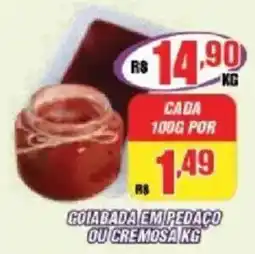 Violeta Supermercados goiabada em pedaço ou cremosa oferta