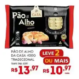 Bistek Supermercados Pão de alho tradicional oferta