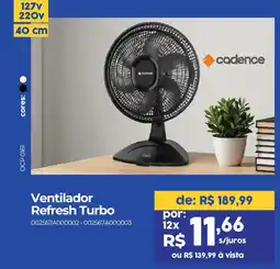 Casa Freitas Ventilador Refresh Turbo oferta