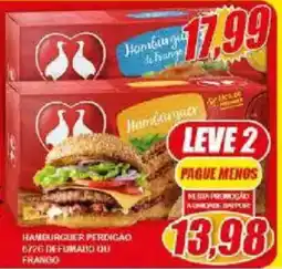 Vianense Supermercados Hamburguer de frango oferta