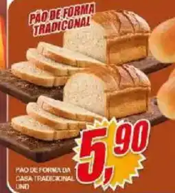 Vianense Supermercados Pão de forma tradicional oferta