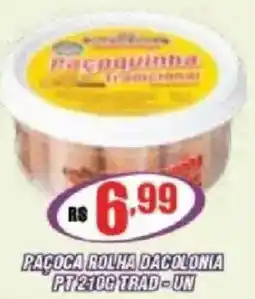 Violeta Supermercados Paçoca rolha da colônia oferta