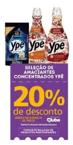 Bistek Supermercados Seleção de amaciante concentrados ypê oferta