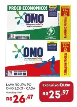 Bistek Supermercados Lava roupa pô omo oferta
