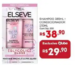 Bistek Supermercados Shampoo elseve + condicionador gloss oferta