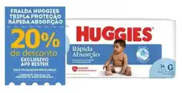 Bistek Supermercados Fralda huggies tripla proteção rápida absorção oferta